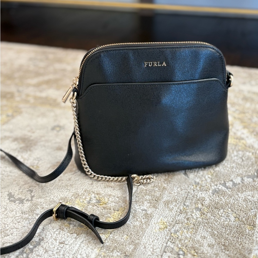 Furla Black Crossbody Bag